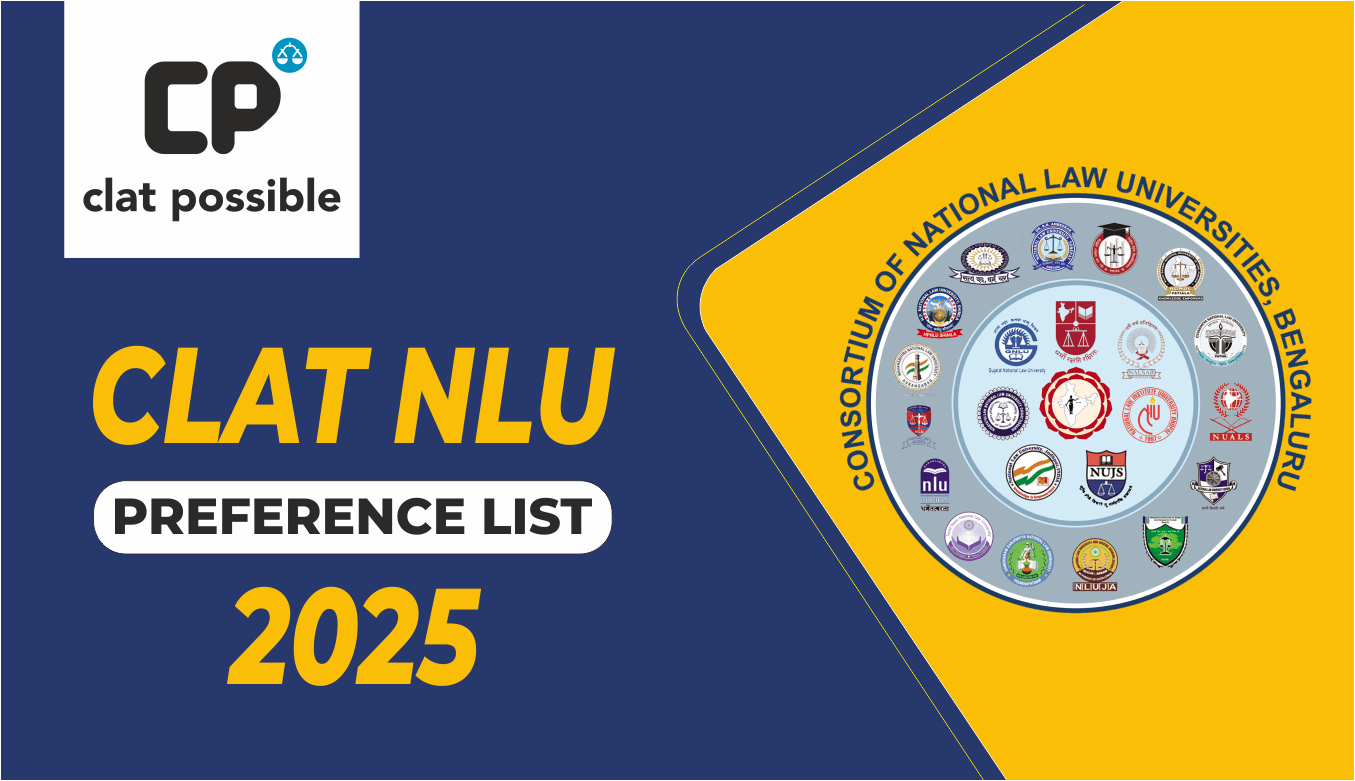 🎯 CLAT 2025: How to Fill the Perfect NLU Preference List (with Seat Matrix)
